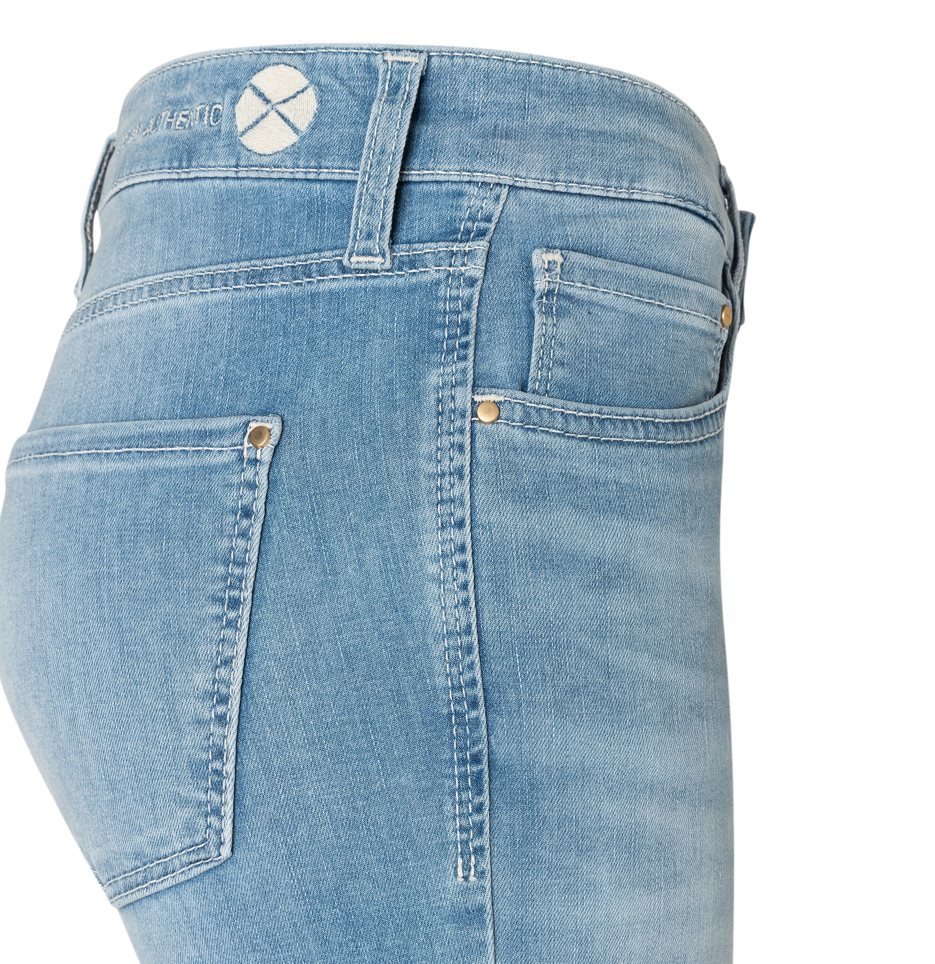 MAC DREAM KICK Bootcut Jeans - Sea Mist Blue - 5416-90-0357L-D405 von MAC
