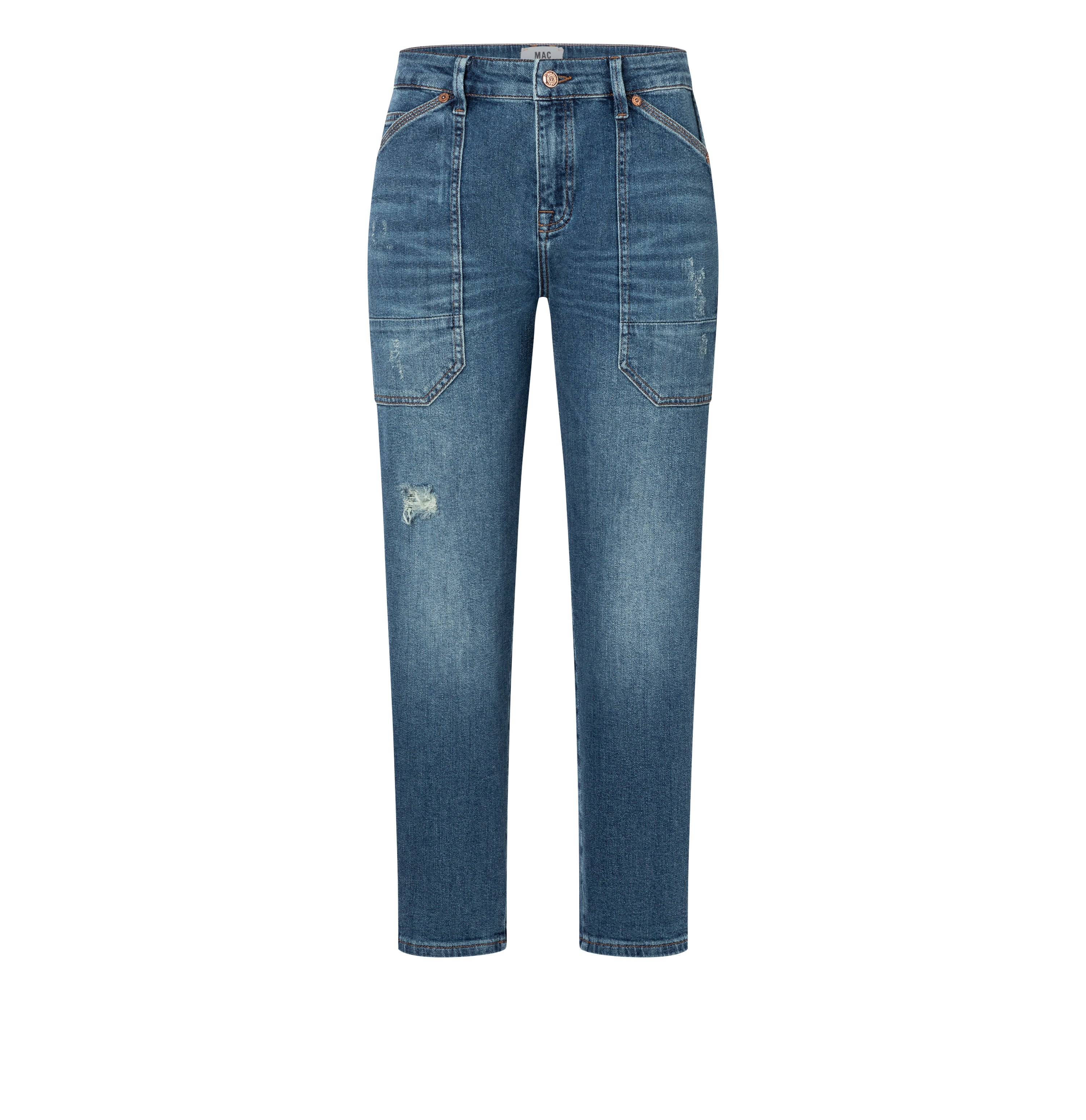 MAC IOWA Baggy-Jeans - Coastal Indigo Blue - 2803-90-0333L-D541