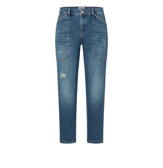 MAC IOWA Baggy-Jeans - Coastal Indigo Blue - 2803-90-0333L-D541
