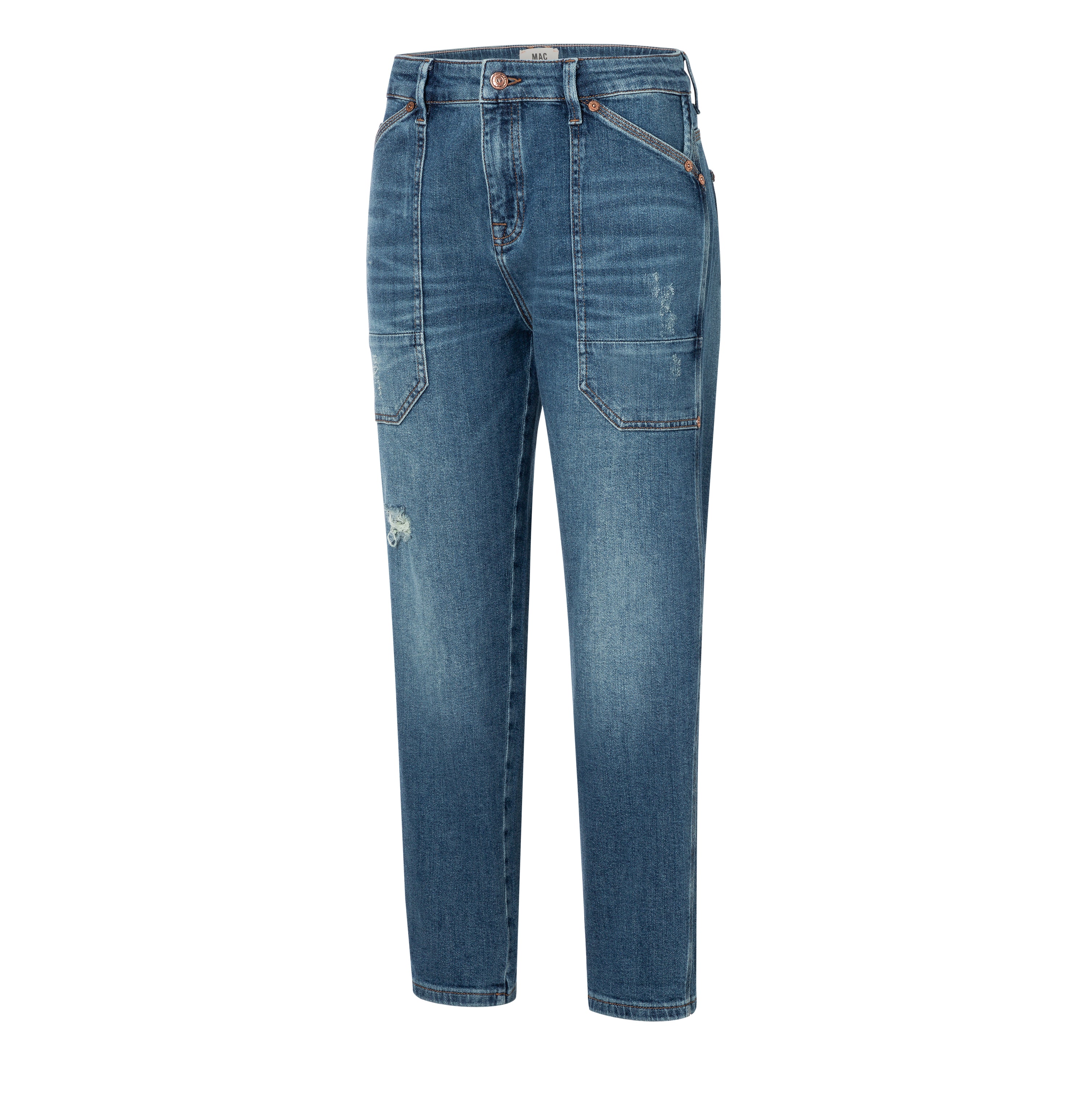 MAC IOWA Baggy-Jeans - Coastal Indigo Blue - 2803-90-0333L-D541 von MAC