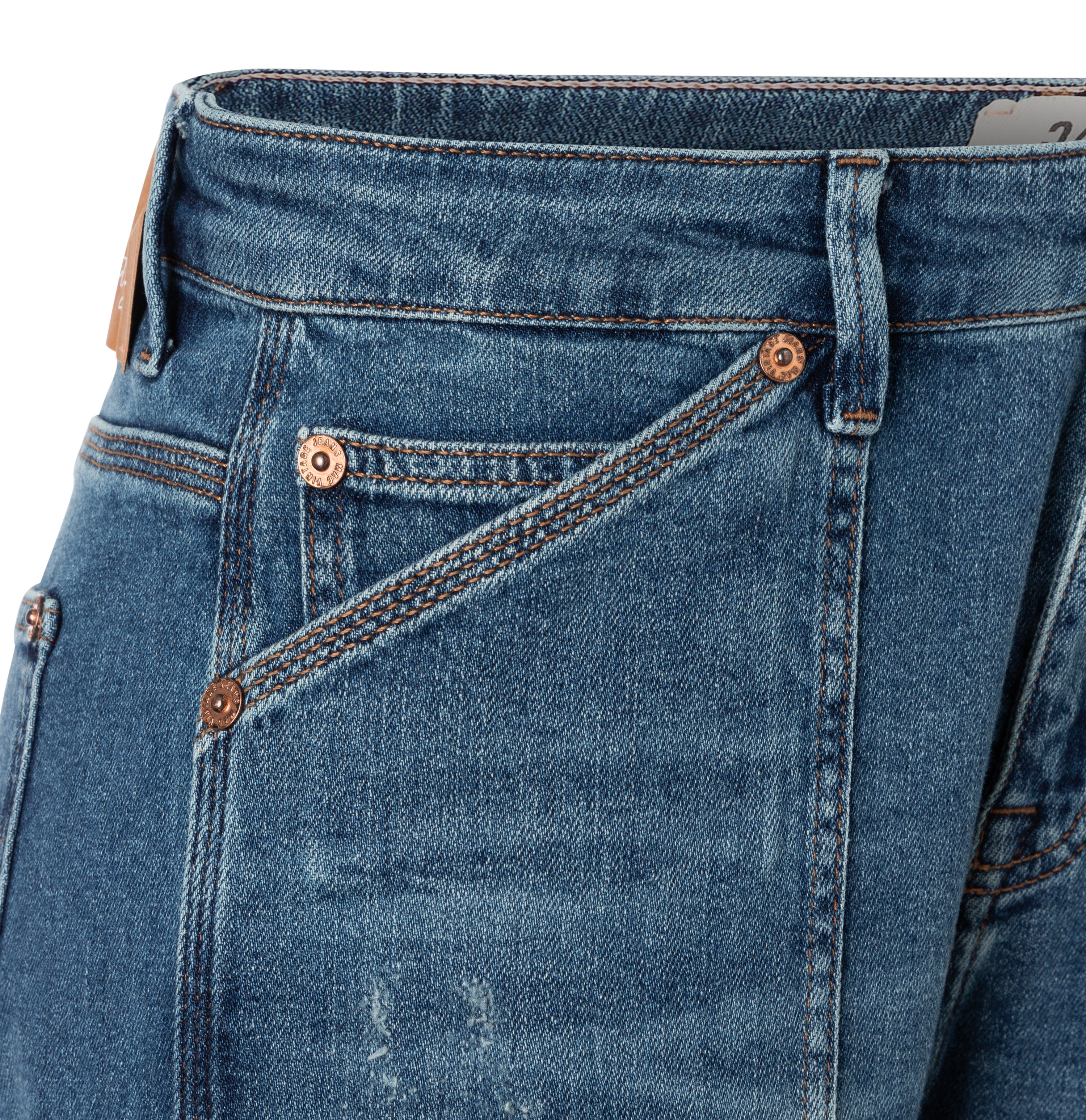 MAC IOWA Baggy-Jeans - Coastal Indigo Blue - 2803-90-0333L-D541 von MAC