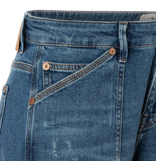 MAC IOWA Baggy-Jeans - Coastal Indigo Blue - 2803-90-0333L-D541