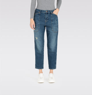 MAC IOWA Baggy-Jeans - Coastal Indigo Blue - 2803-90-0333L-D541