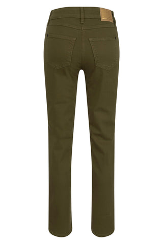 MAC MELANIE Five Pocket - Forest Olive Denim - 5040-00-0389-677R