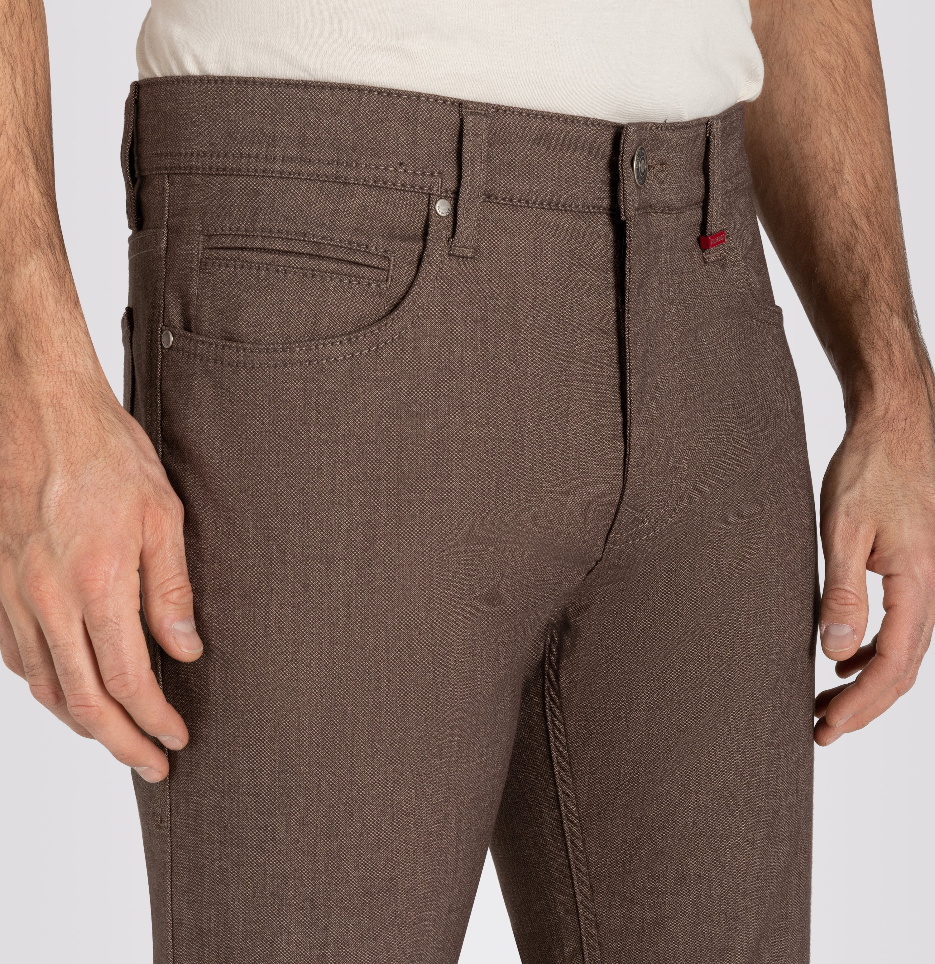 MAC ARNE elegante Hose - Cocoa Drift - 0500-01-0733L-255 von MAC