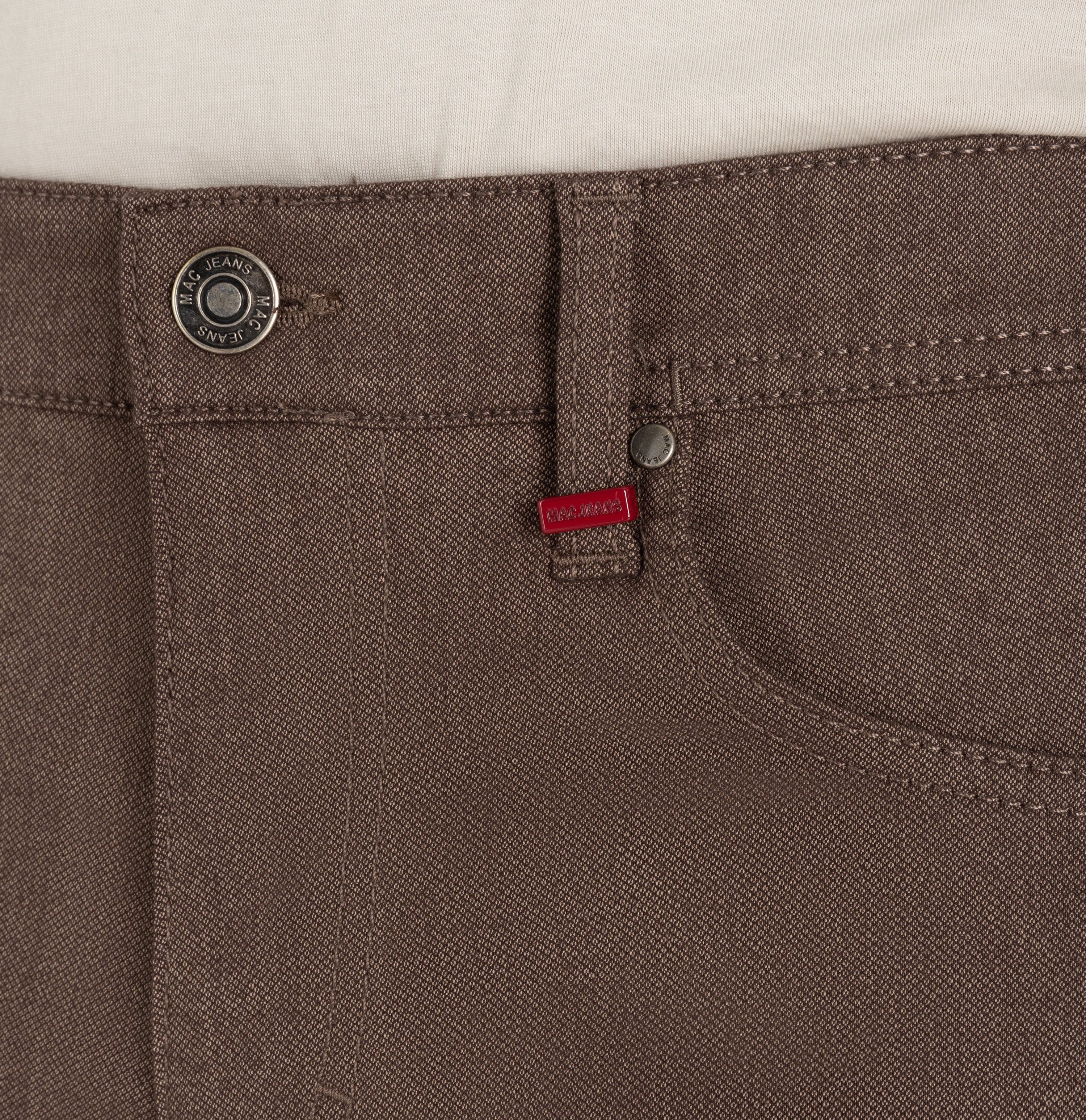 MAC ARNE elegante Hose - Cocoa Drift - 0500-01-0733L-255 von MAC