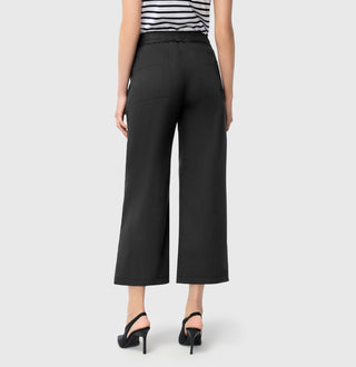 MAC Chiara Belt-Hose - Noir Velvet Black - 3453-00-0400L-090