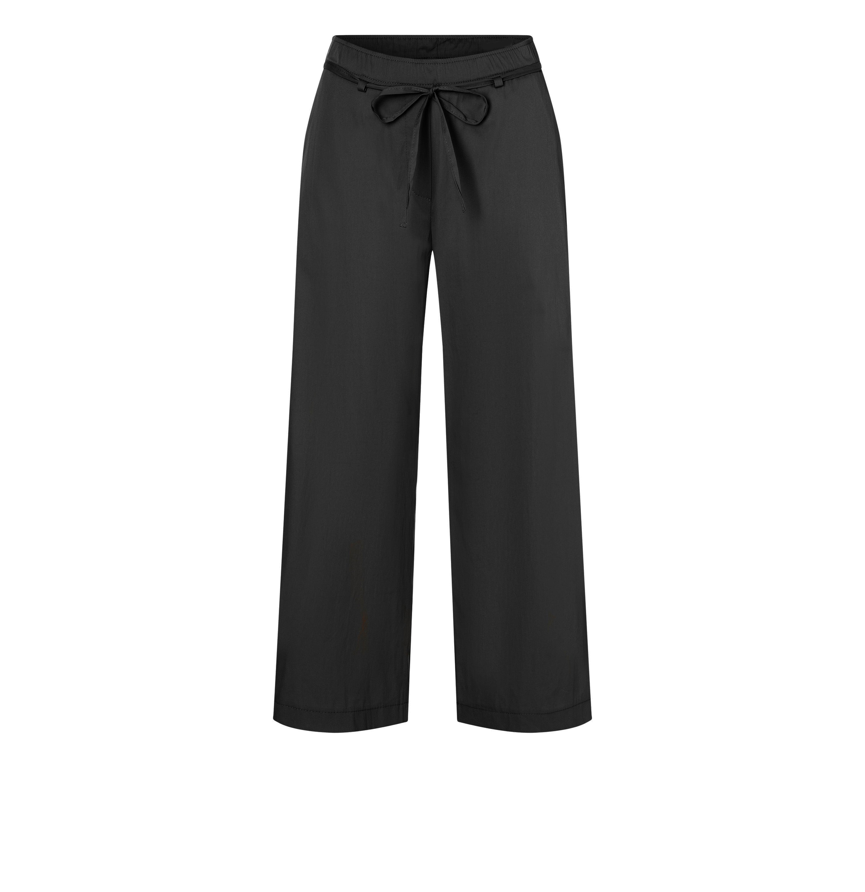 MAC Chiara Belt-Hose - Noir Velvet Black - 3453-00-0400L-090