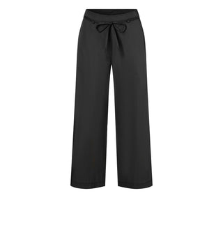MAC Chiara Belt-Hose - Noir Velvet Black - 3453-00-0400L-090