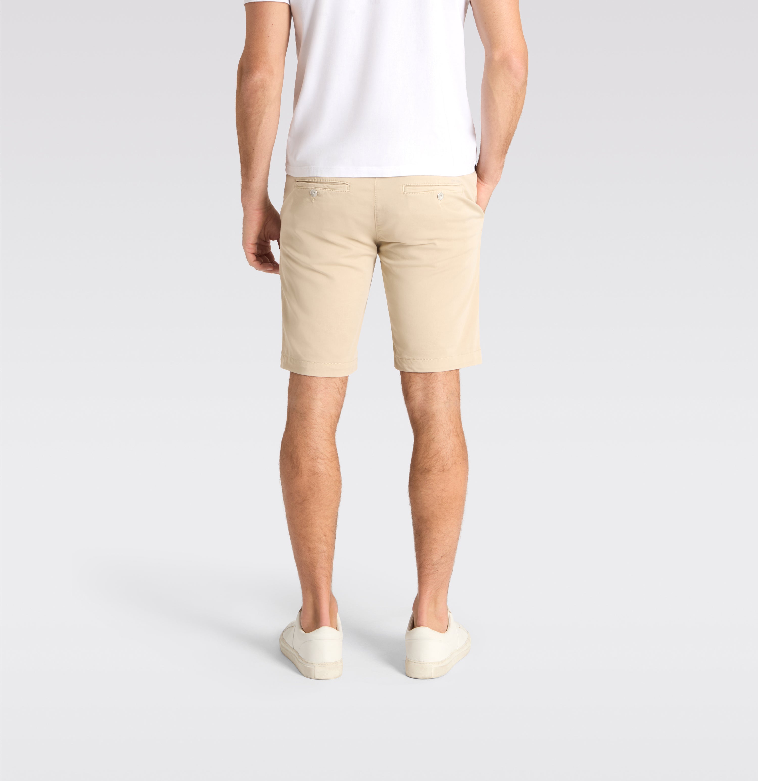 MAC Jog'N Short Stoffshorts - Linen Dune Beige - 6691-PP-0993L-214W
