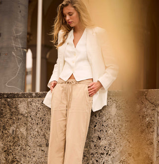 MAC Chiara Belt Hose - Sable Sand Beige - 3453-00-0400L-220