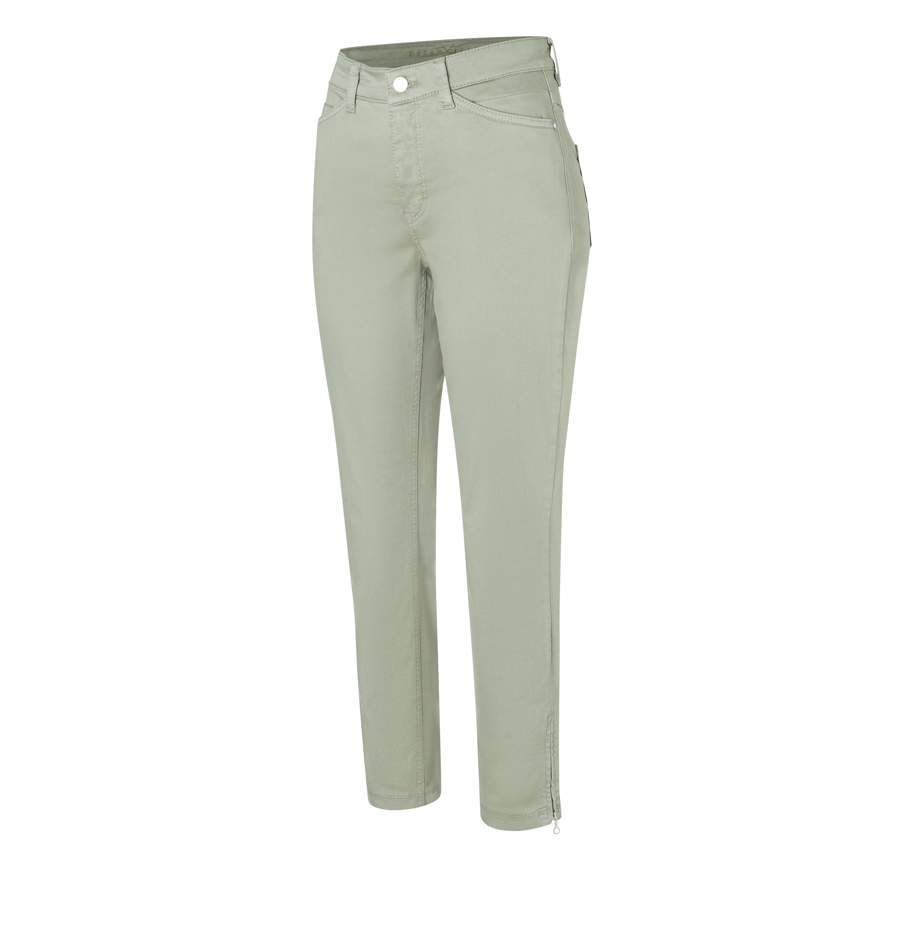 MAC DREAM CHIC Cropped Hose - Sage Mist Green - 5471-00-0355L-343R von MAC