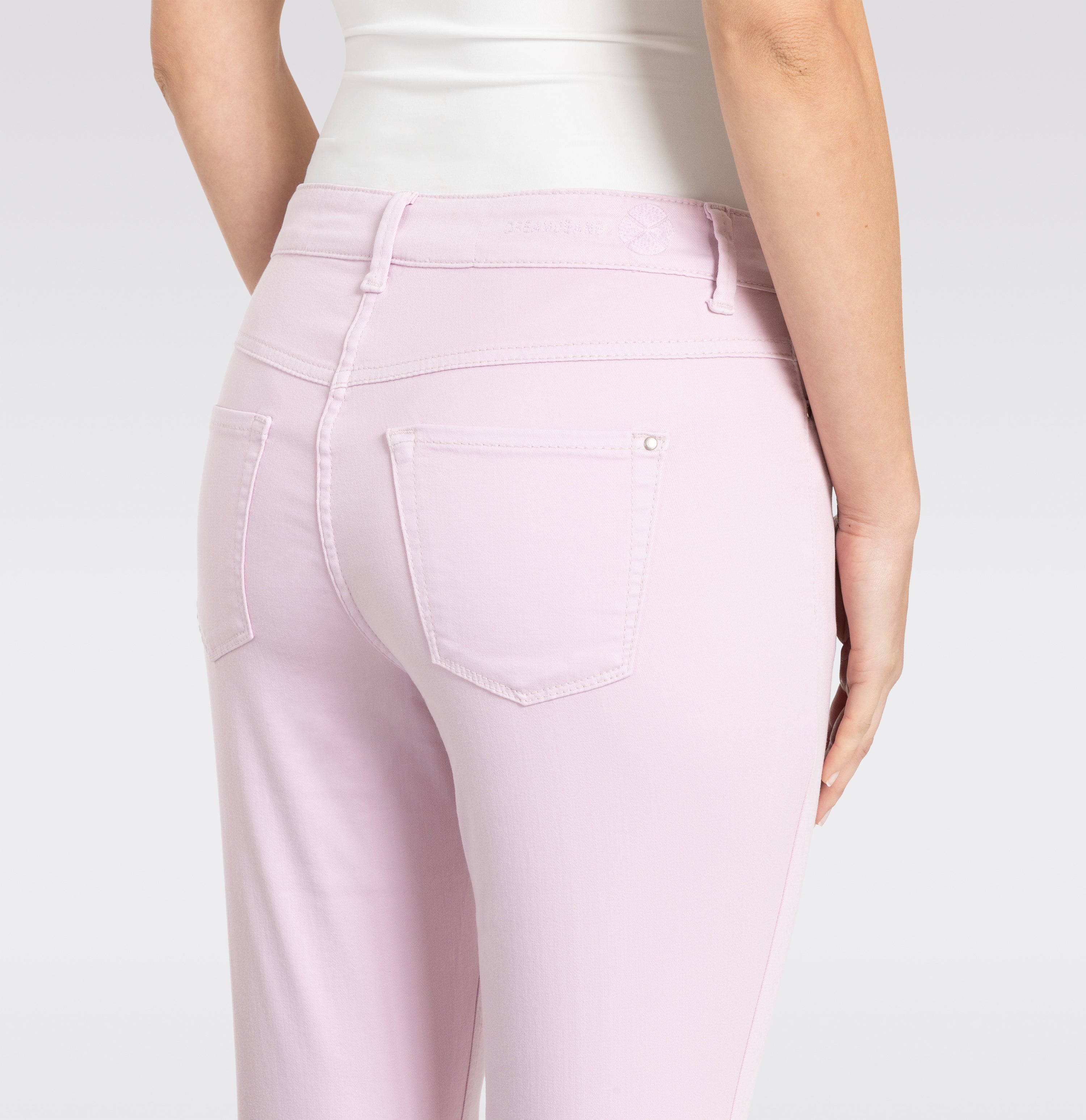 MAC DREAM CHIC Cropped Jeans - Blush Quartz Pink - 5471-00-0355L-706R von MAC