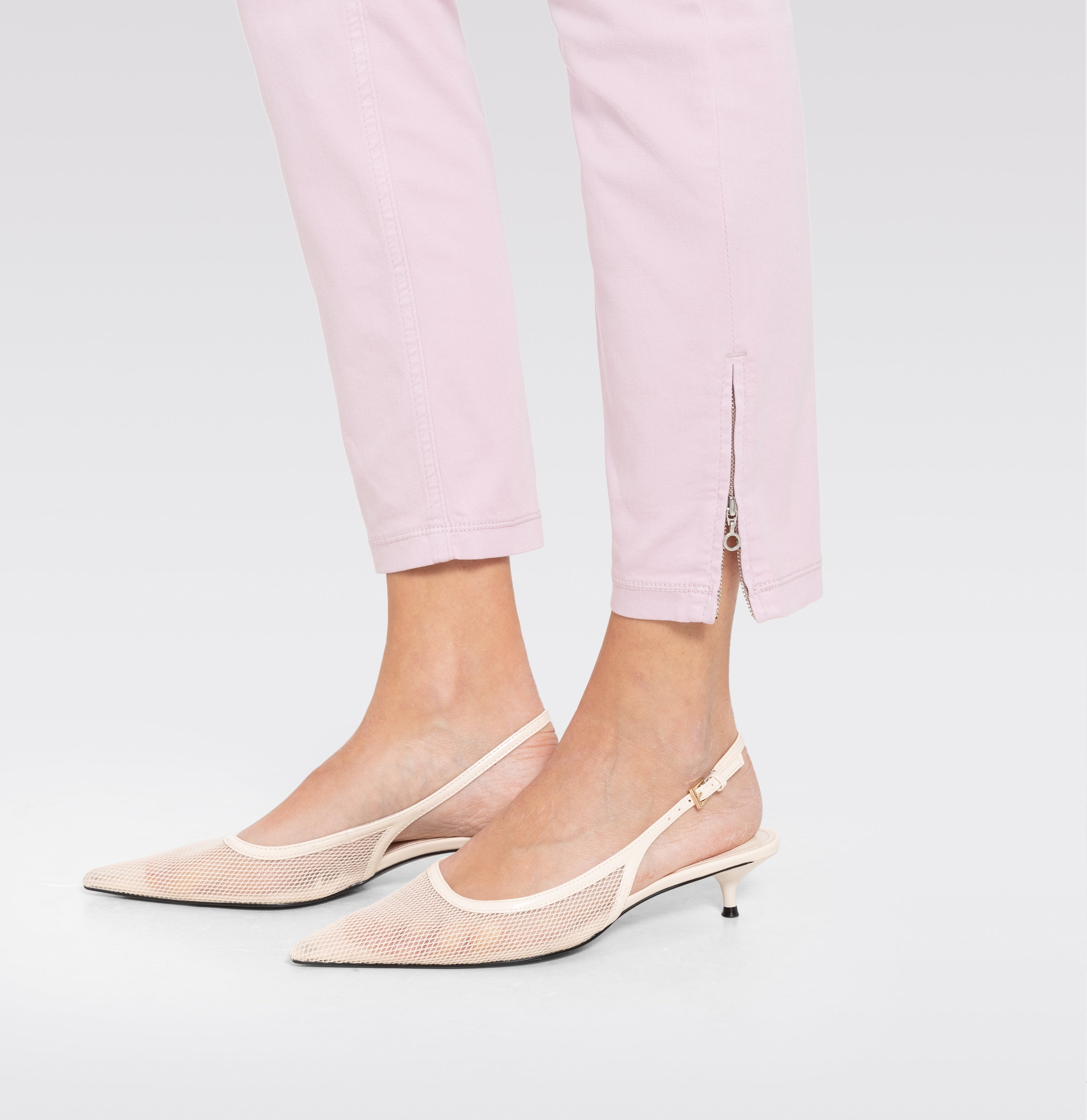 MAC DREAM CHIC Cropped Jeans - Blush Quartz Pink - 5471-00-0355L-706R von MAC