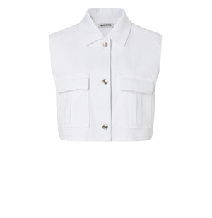 MAC VEST SHORT - Alpine Mist White - 0123-90-0377-D010