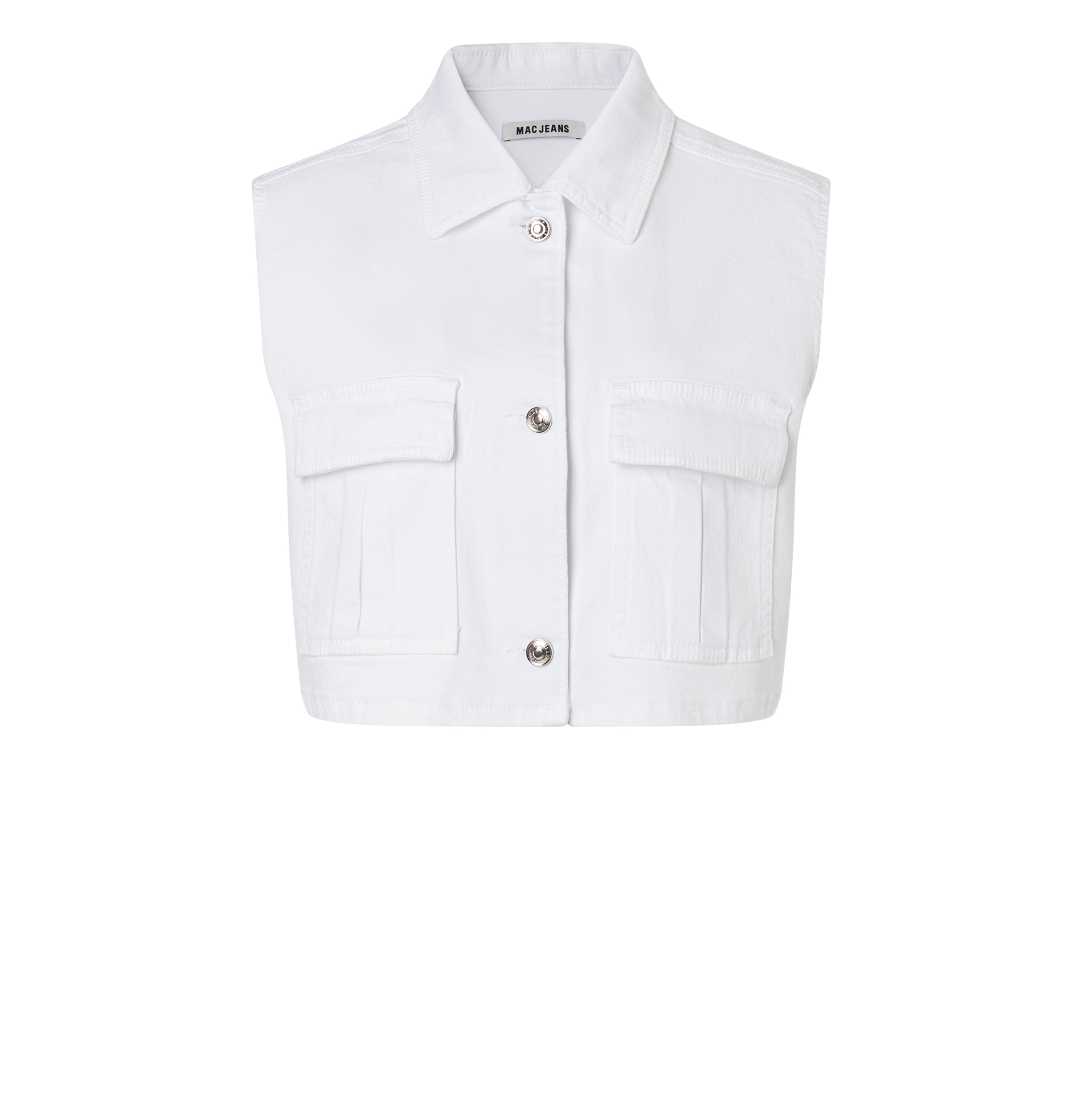 MAC VEST SHORT - Alpine Mist White - 0123-90-0377-D010