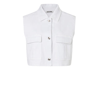 MAC VEST SHORT - Alpine Mist White - 0123-90-0377-D010