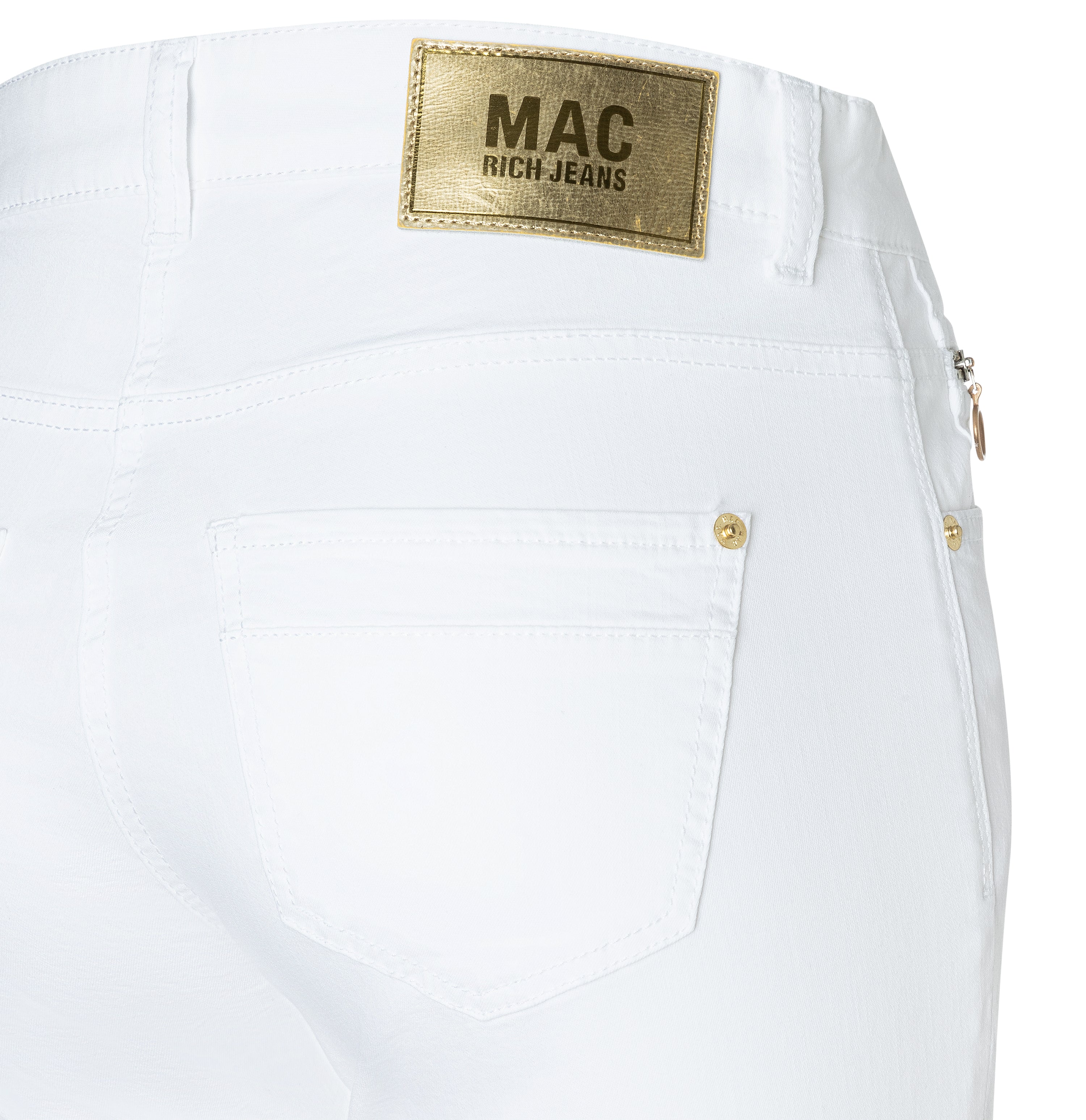 MAC Rich Slim Jeans - Bright Chalk White - 5755-90-0389-D010 von MAC