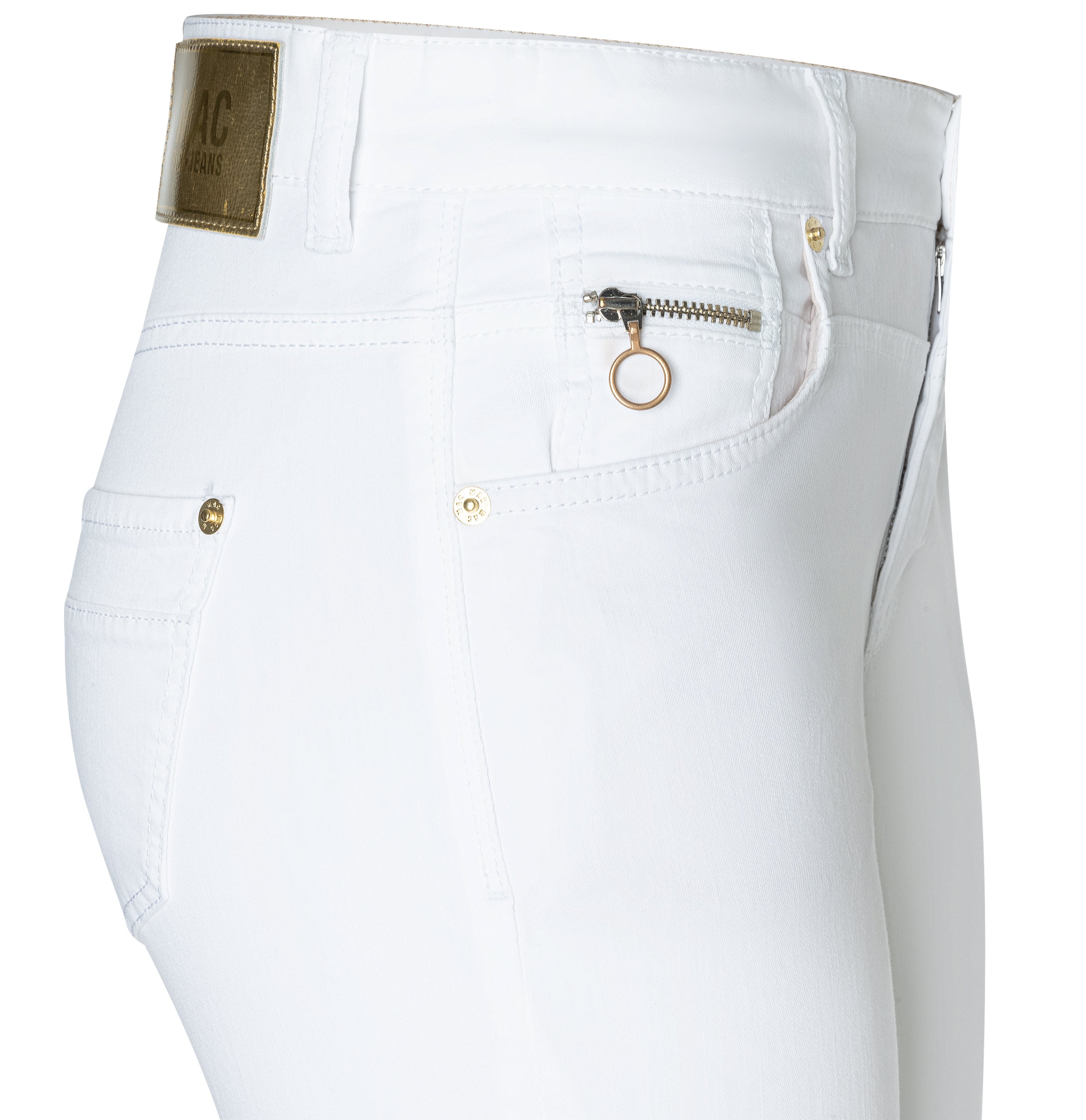 MAC Rich Slim Jeans - Bright Chalk White - 5755-90-0389-D010 von MAC