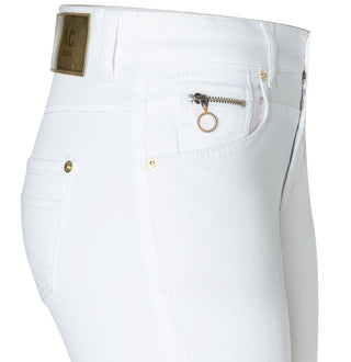 MAC Rich Slim Jeans - Bright Chalk White - 5755-90-0389-D010