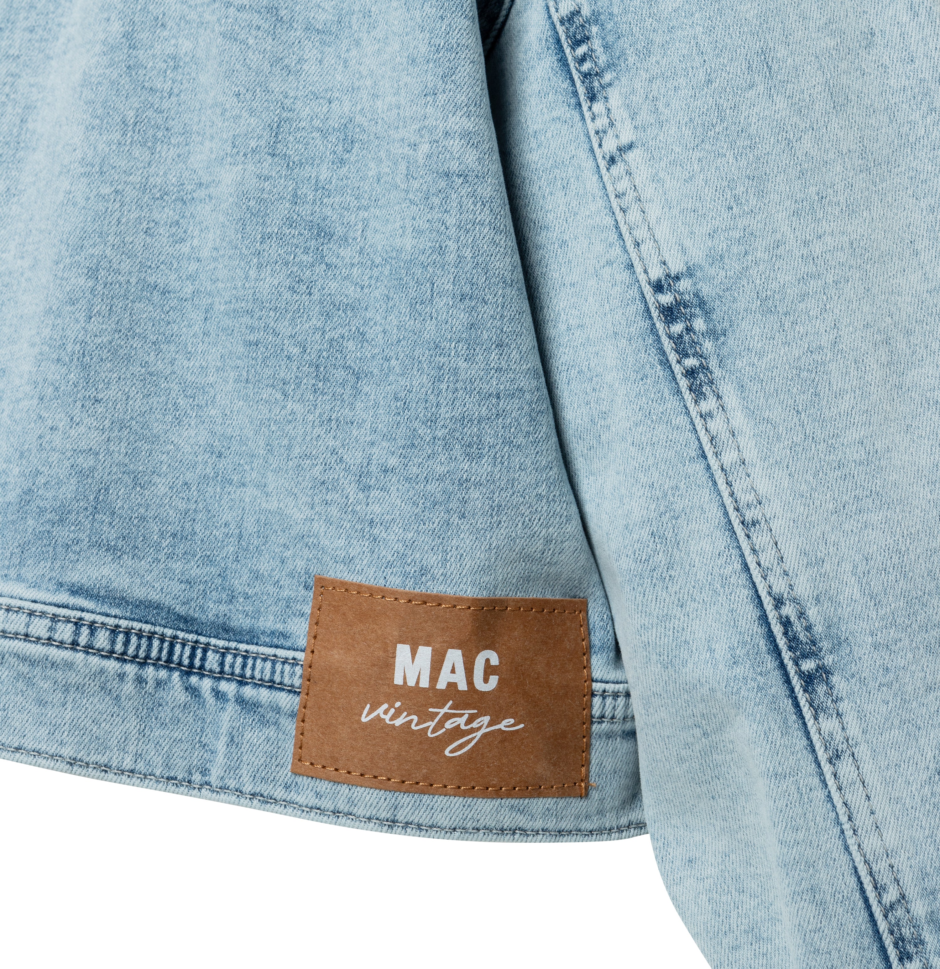 MAC JACKET sunny stay blue Cropped Fog Blue - 0124-90-0333-D197 von MAC