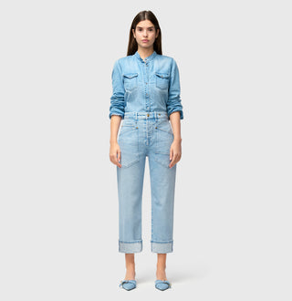 MAC BAGGY light blue net washed 2321-90-0361L D205 Straight Sky Mist - 2321-90-0361L-D205