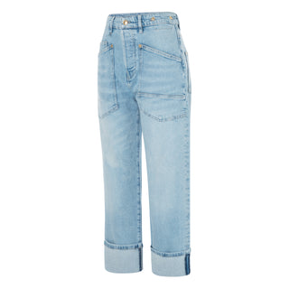 MAC BAGGY light blue net washed 2321-90-0361L D205 Straight Sky Mist - 2321-90-0361L-D205