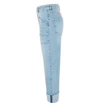 MAC BAGGY light blue net washed 2321-90-0361L D205 Straight Sky Mist - 2321-90-0361L-D205