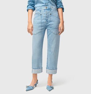 MAC BAGGY light blue net washed 2321-90-0361L D205 Straight Sky Mist - 2321-90-0361L-D205