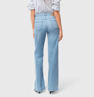 MAC Wide Jeans - Skyfoam Light Blue - 5228-90-0387L-D296