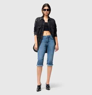 MAC DREAM SUN Caprihose - Coastal Denim Blue - 5472-90-0351-D413