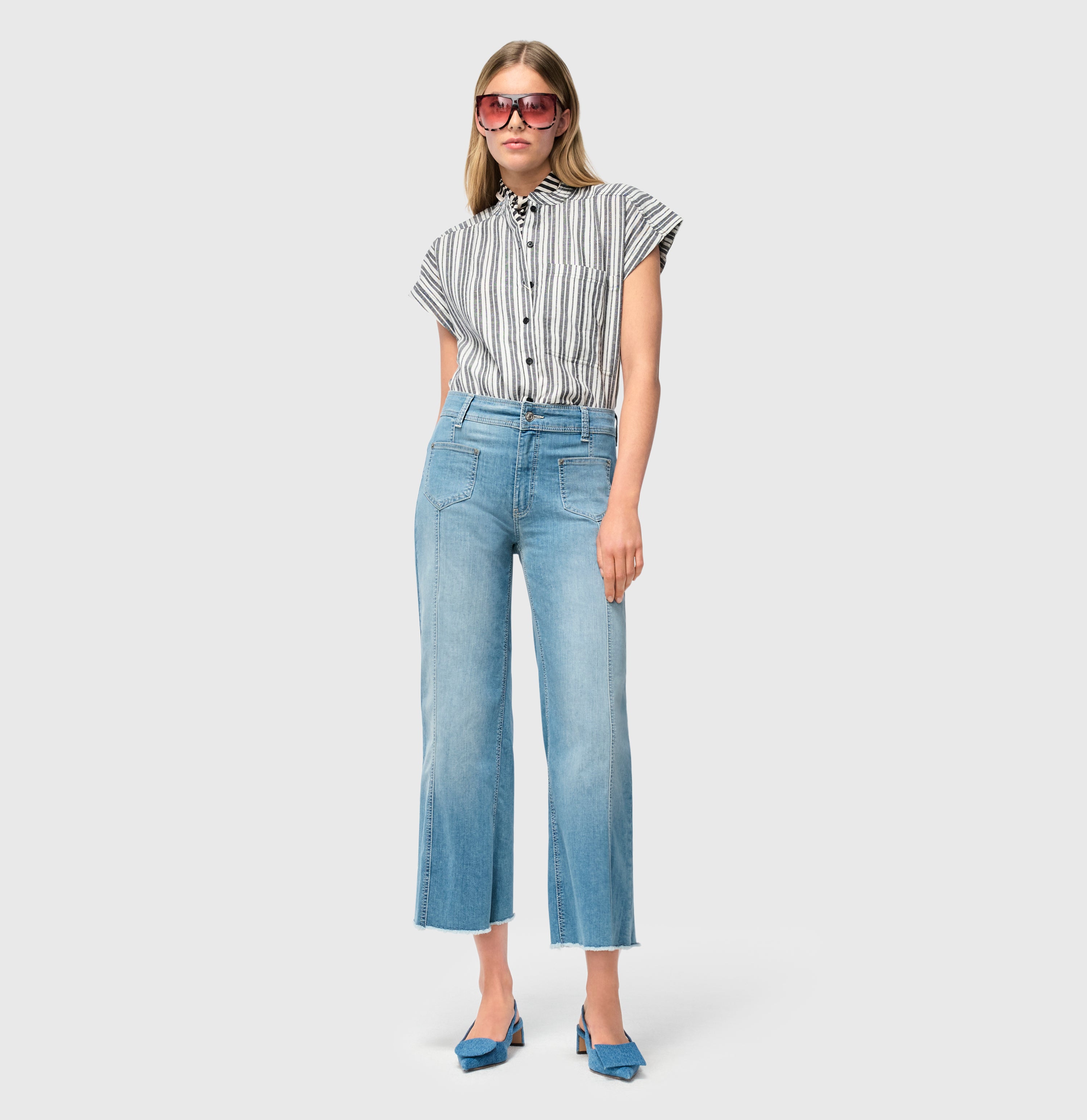 MAC JAMIE Jeans - Sunny Seabreeze Blue - 5202-90-0391L-D440 von MAC