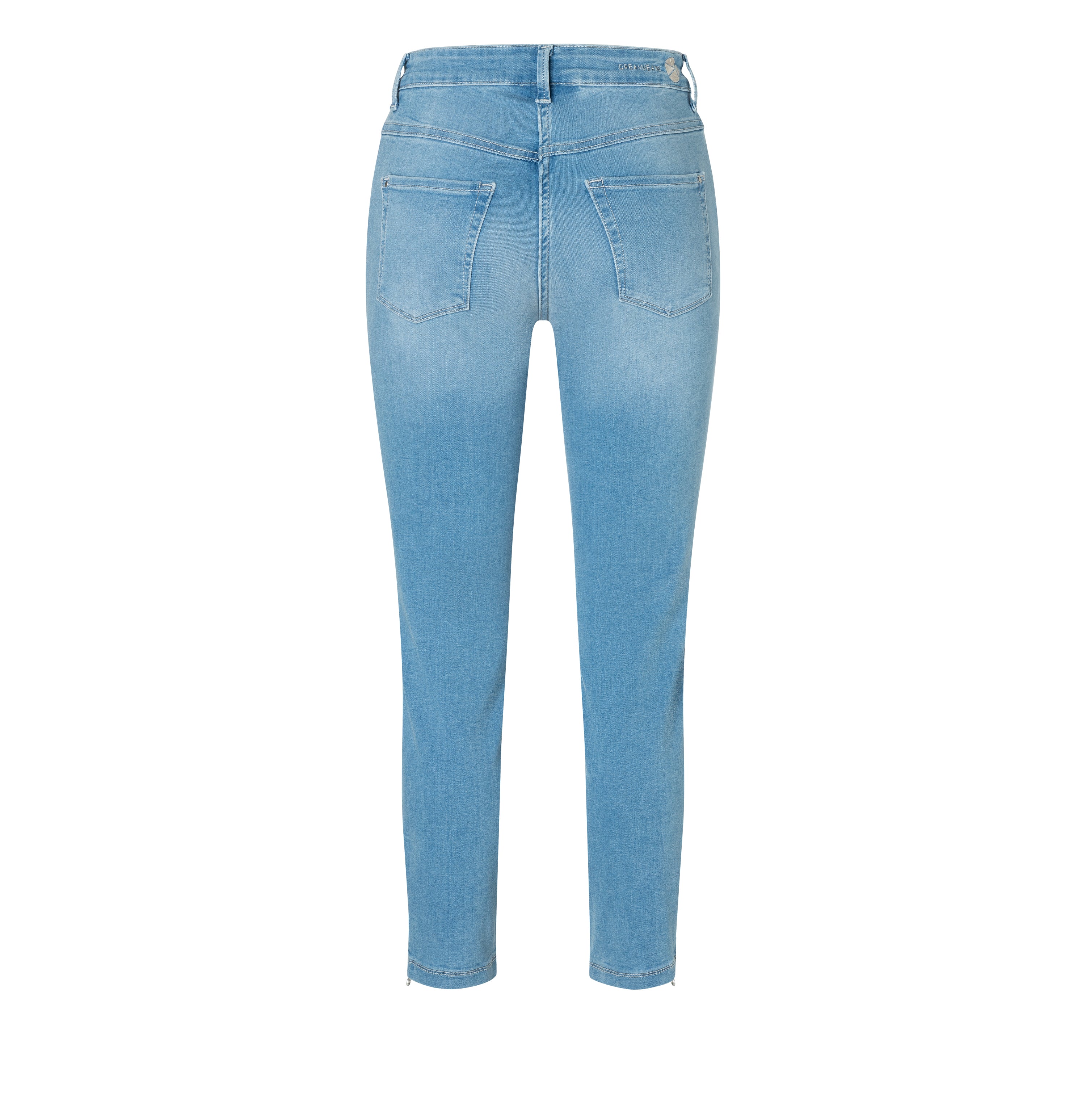 MAC DREAM CHIC Cropped Jeans - Lake Breeze Blue - 5471-90-0355L-D451