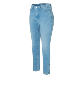 MAC DREAM CHIC Cropped Jeans - Lake Breeze Blue - 5471-90-0355L-D451