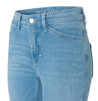 MAC DREAM CHIC Cropped Jeans - Lake Breeze Blue - 5471-90-0355L-D451