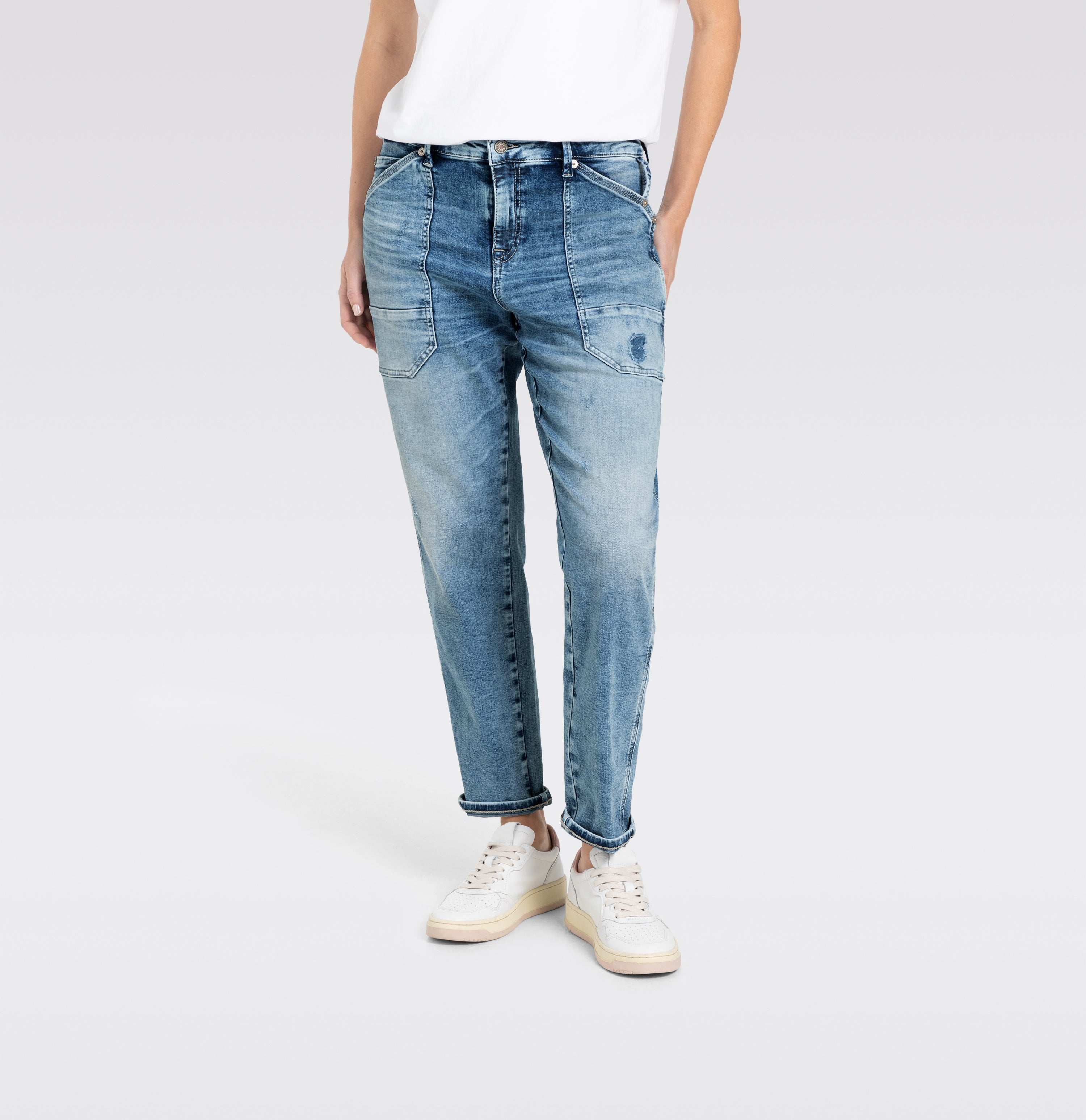 MAC IOWA Jeans - Saltwashed Sky - 2803-90-0333L-D475 von MAC