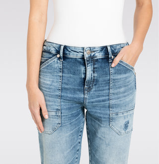 MAC IOWA Jeans - Saltwashed Sky - 2803-90-0333L-D475