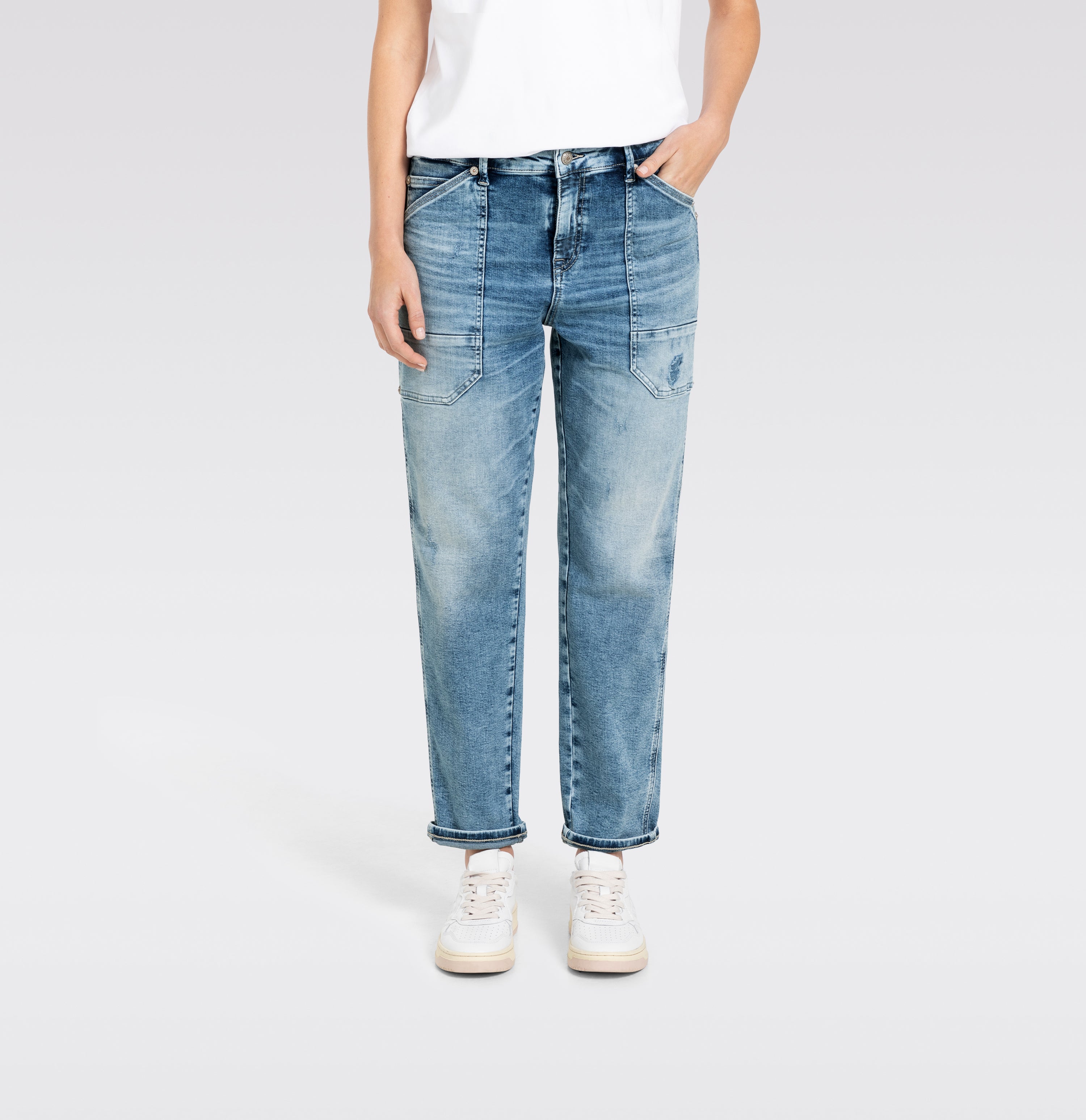 MAC IOWA Jeans - Saltwashed Sky - 2803-90-0333L-D475 von MAC