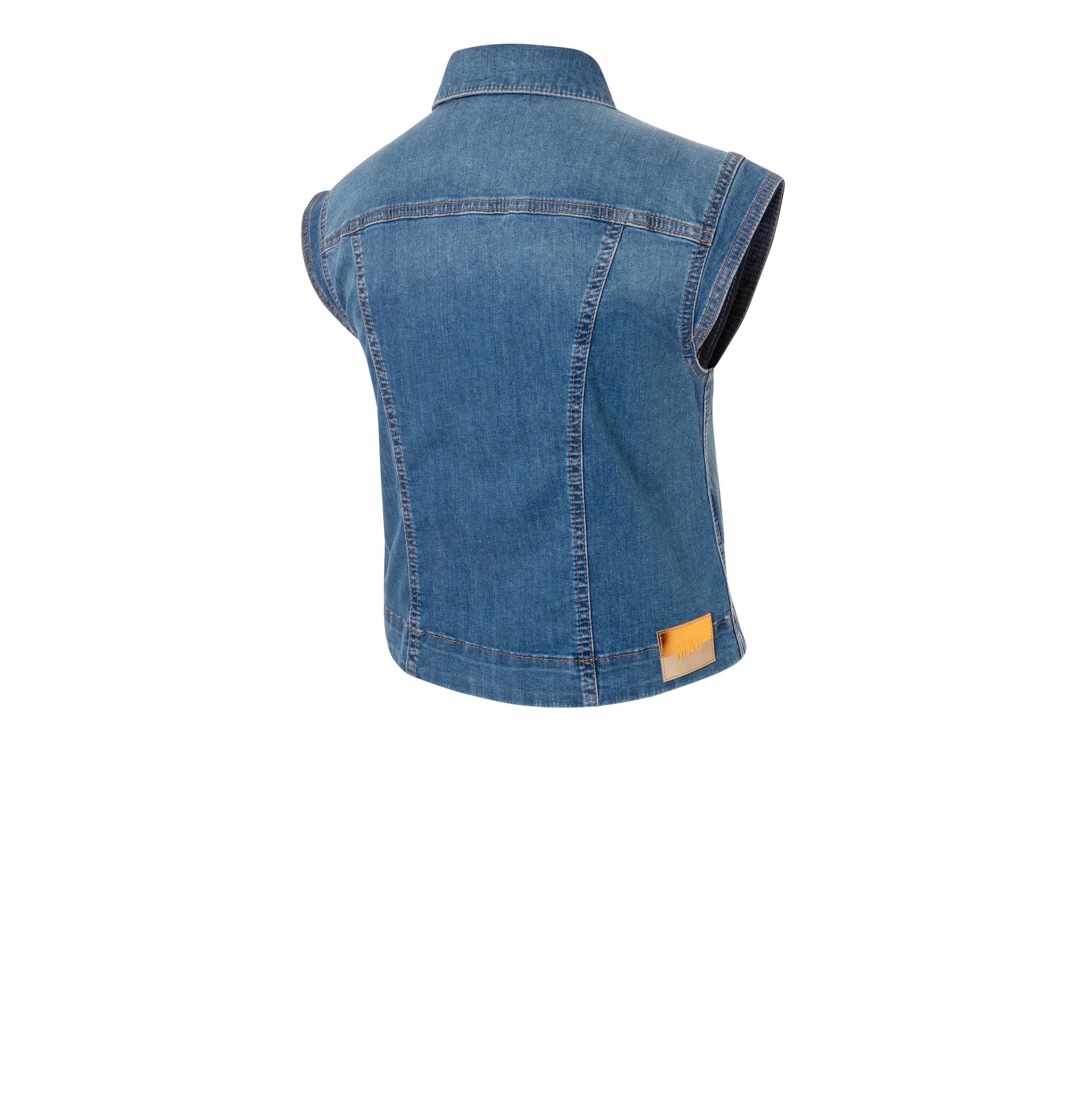 MAC VEST - Ocean Drift Denim - 0122-90-0391-D525 von MAC