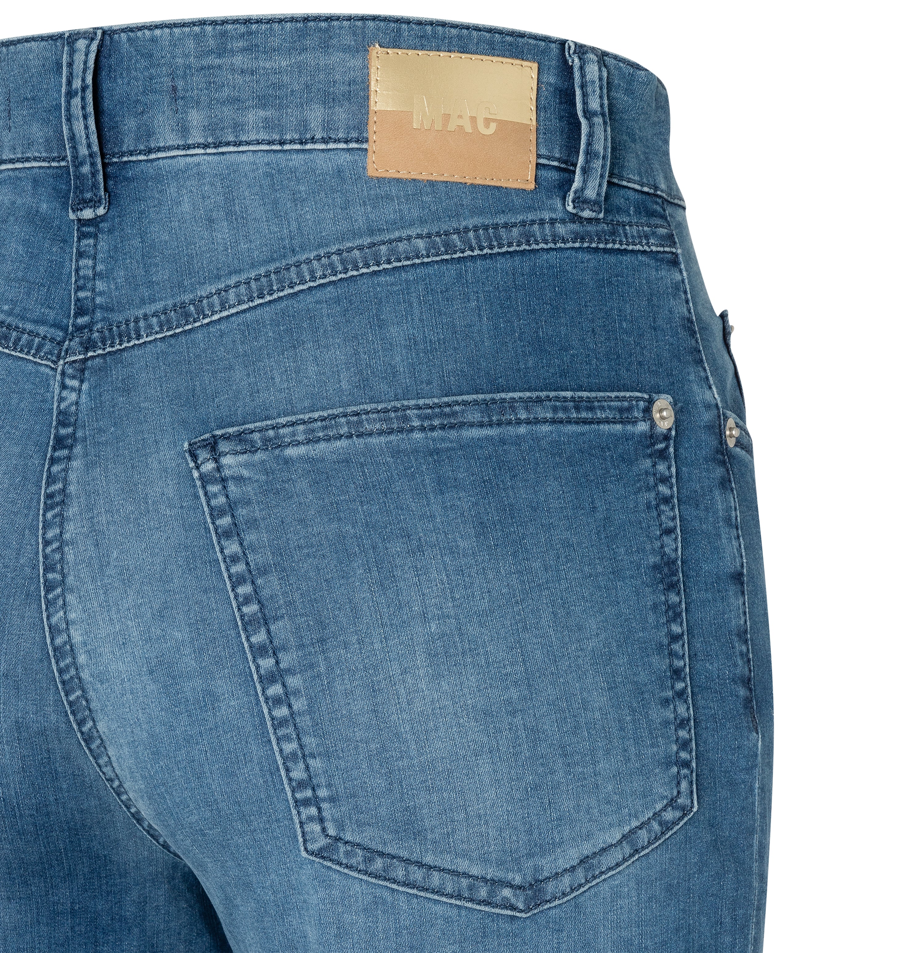 MAC CAROL Boyfriend Jeans - Seaside Drift Blue - 3197-90-0391L-D549 von MAC