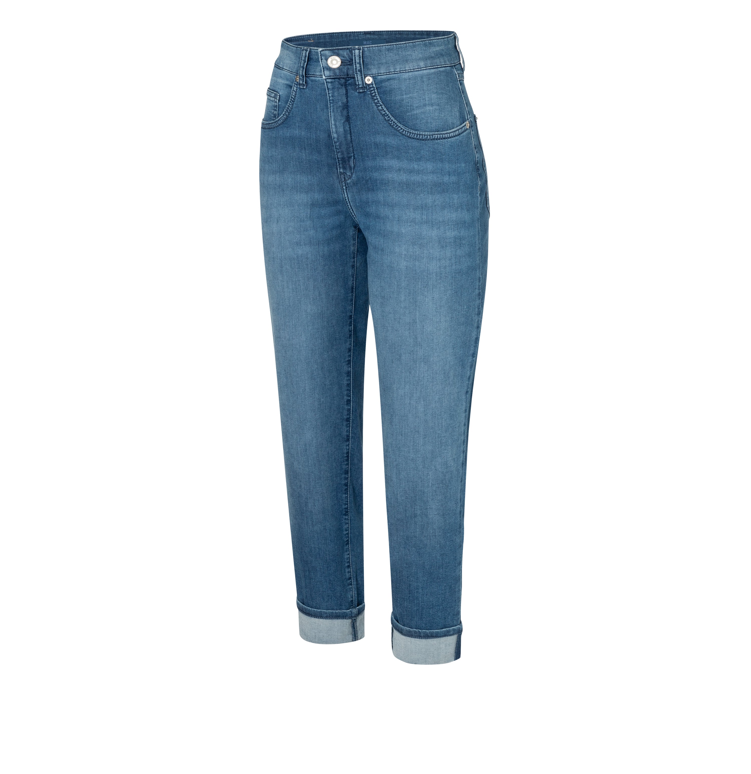 MAC CAROL Boyfriend Jeans - Seaside Drift Blue - 3197-90-0391L-D549 von MAC