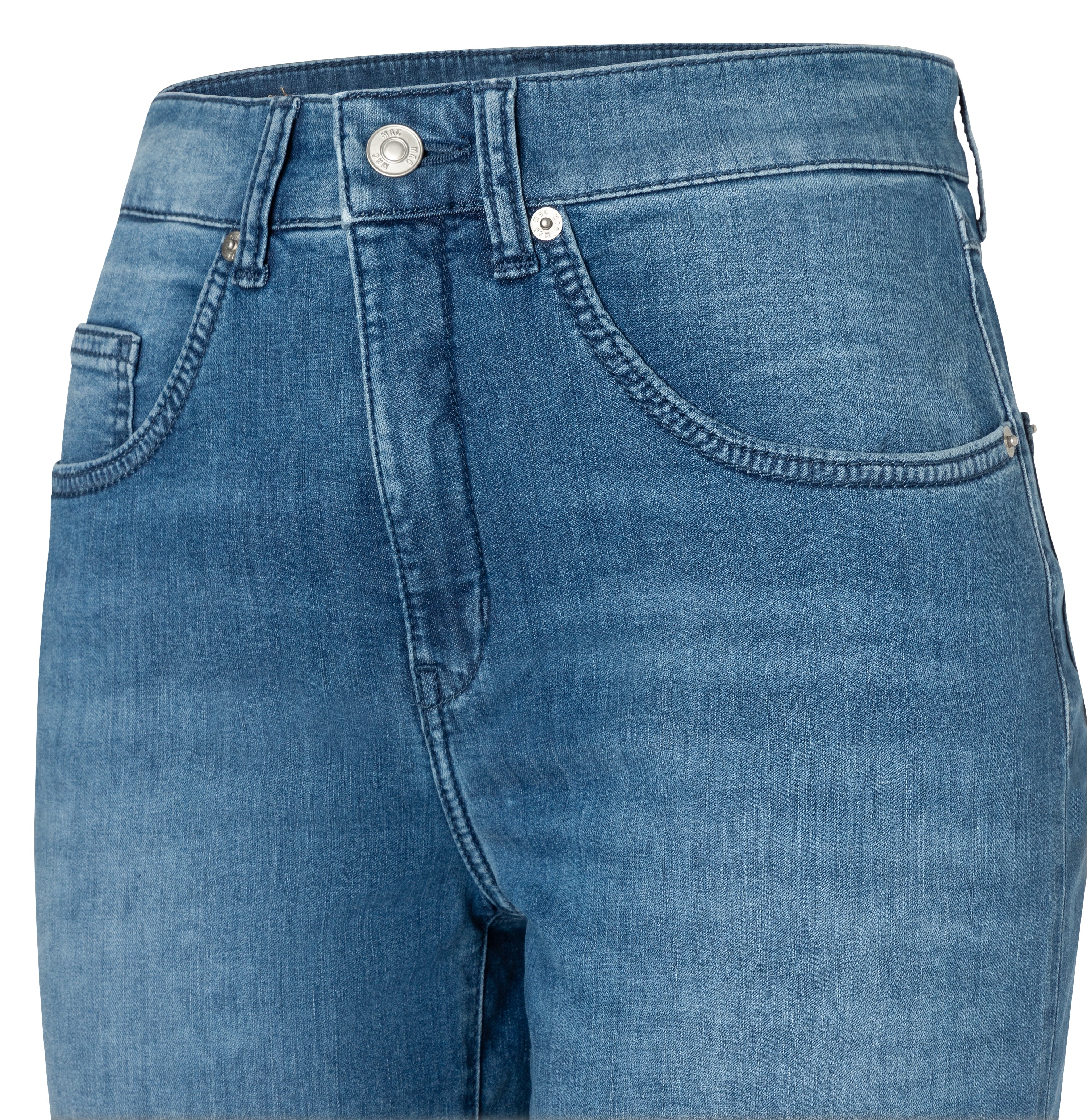 MAC CAROL Boyfriend Jeans - Seaside Drift Blue - 3197-90-0391L-D549 von MAC