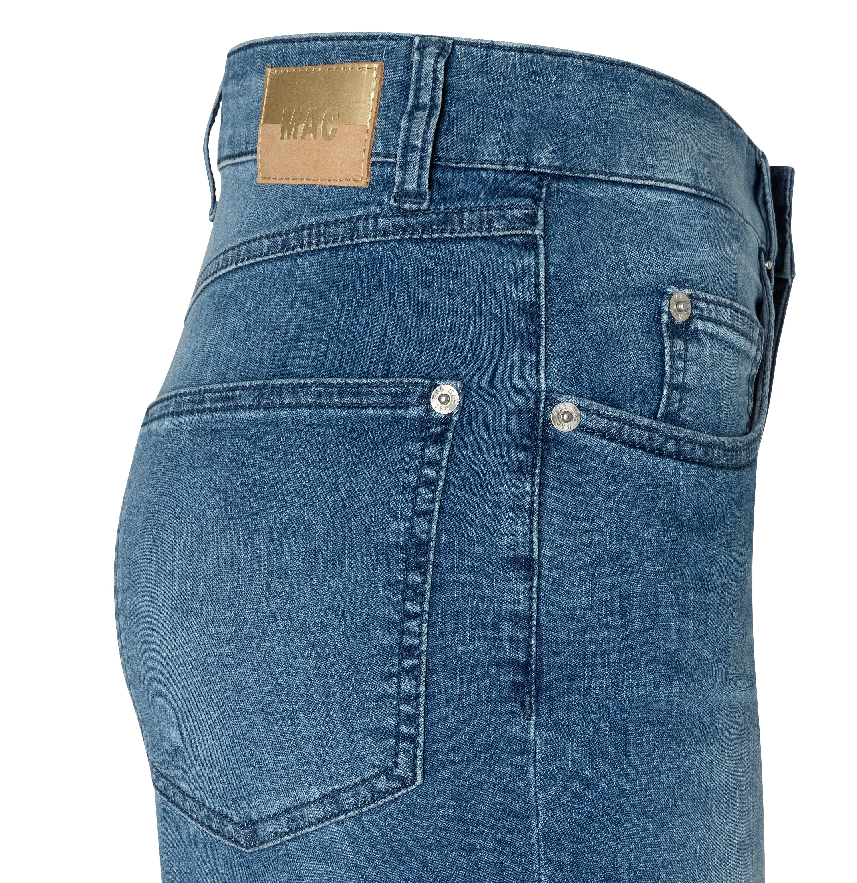 MAC CAROL Boyfriend Jeans - Seaside Drift Blue - 3197-90-0391L-D549 von MAC