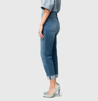 MAC CAROL Boyfriend Jeans - Seaside Drift Blue - 3197-90-0391L-D549