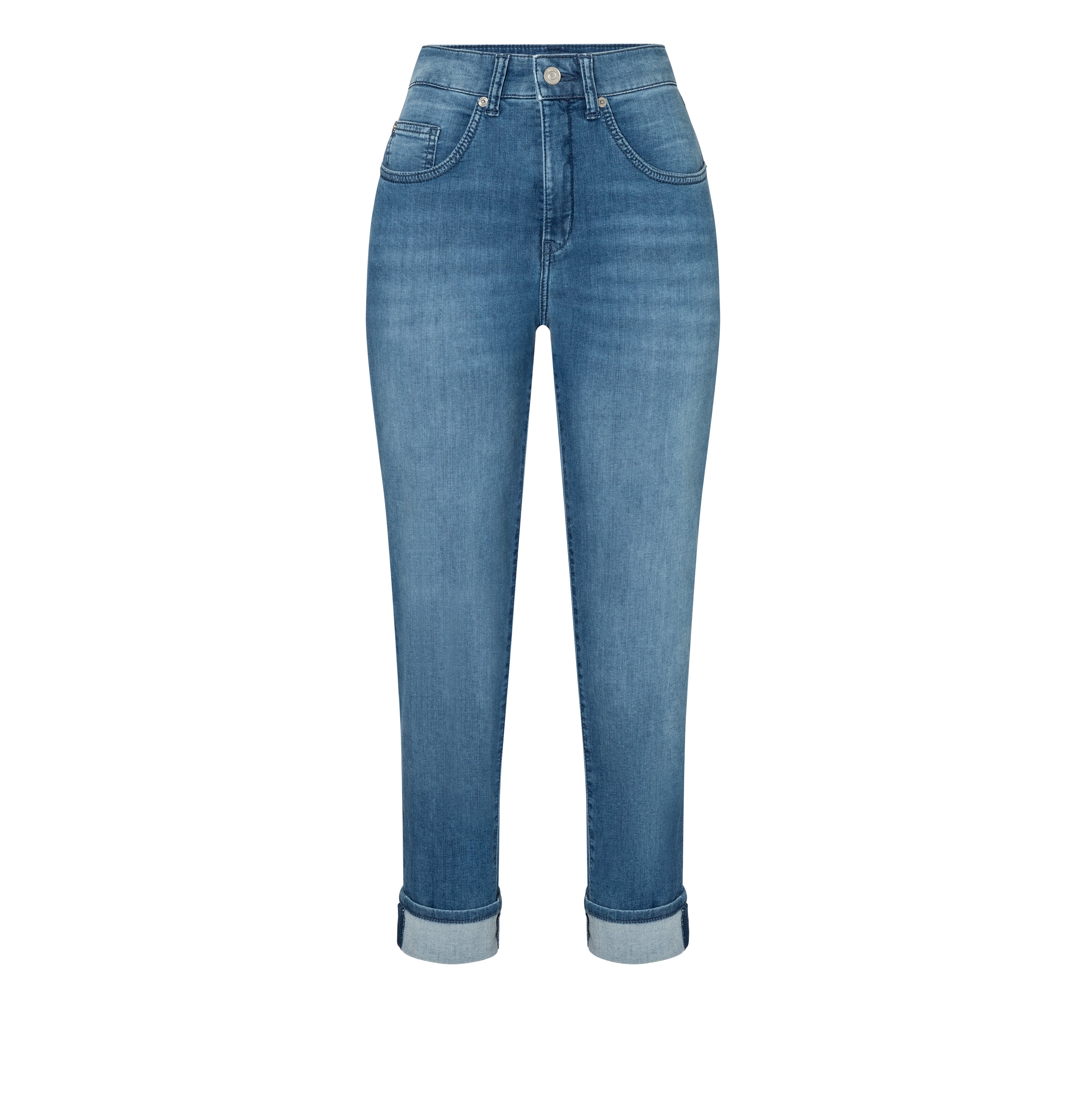 MAC CAROL Boyfriend Jeans - Seaside Drift Blue - 3197-90-0391L-D549