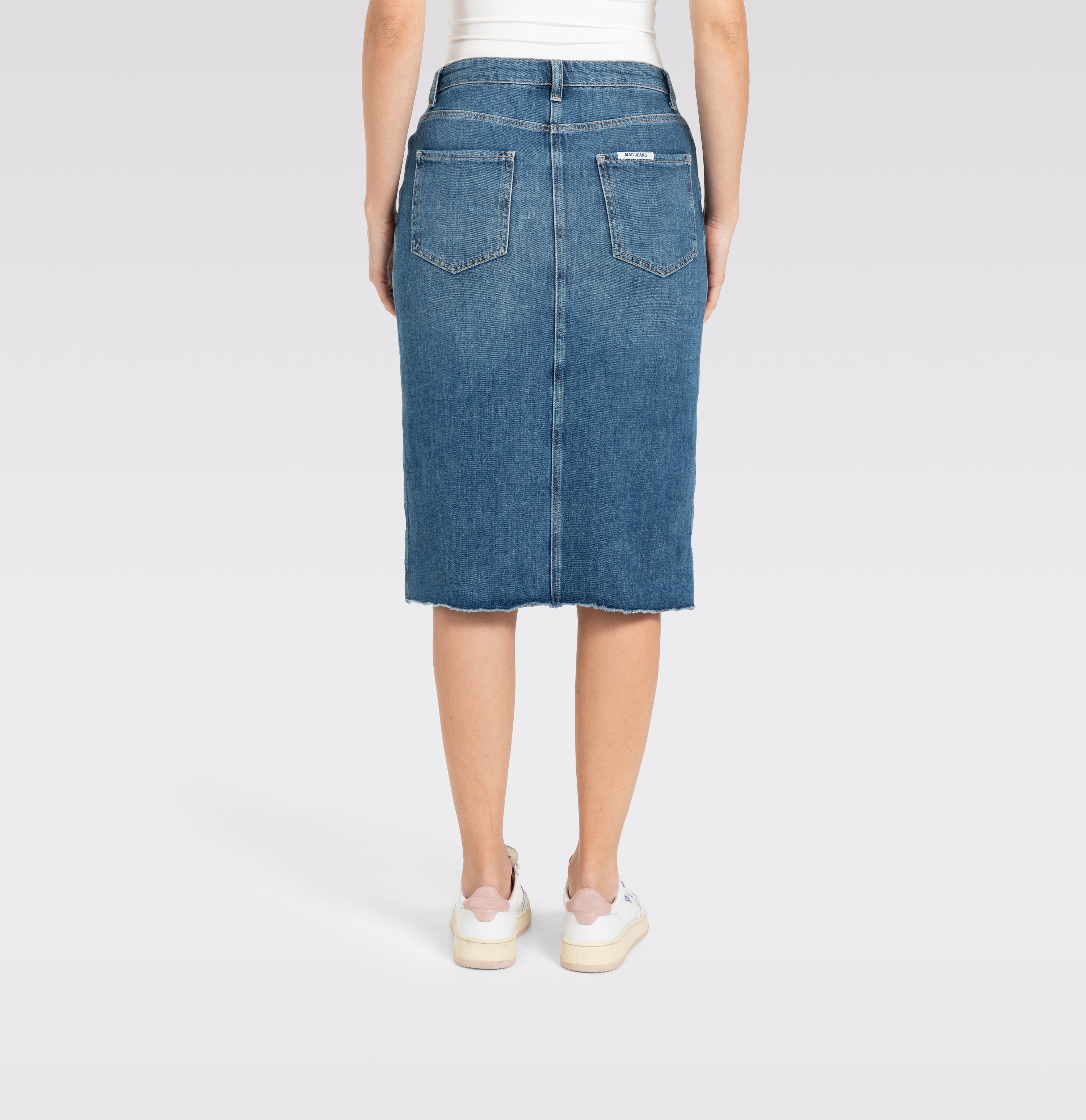 MAC Röcke denim night wash midi skirt - Indigo Drift - 9103-90-0377-D617 von MAC
