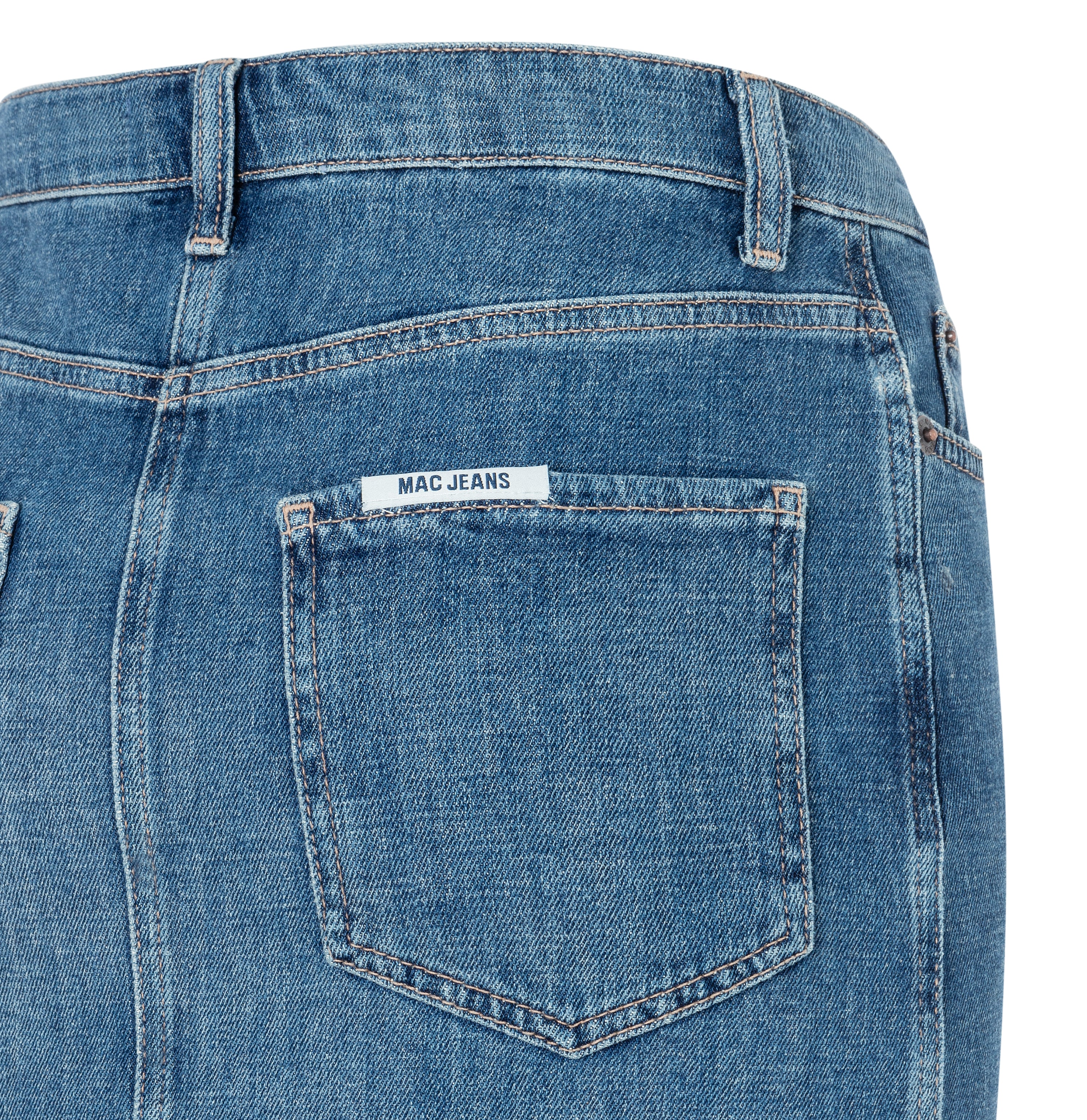 MAC Röcke denim night wash midi skirt - Indigo Drift - 9103-90-0377-D617 von MAC