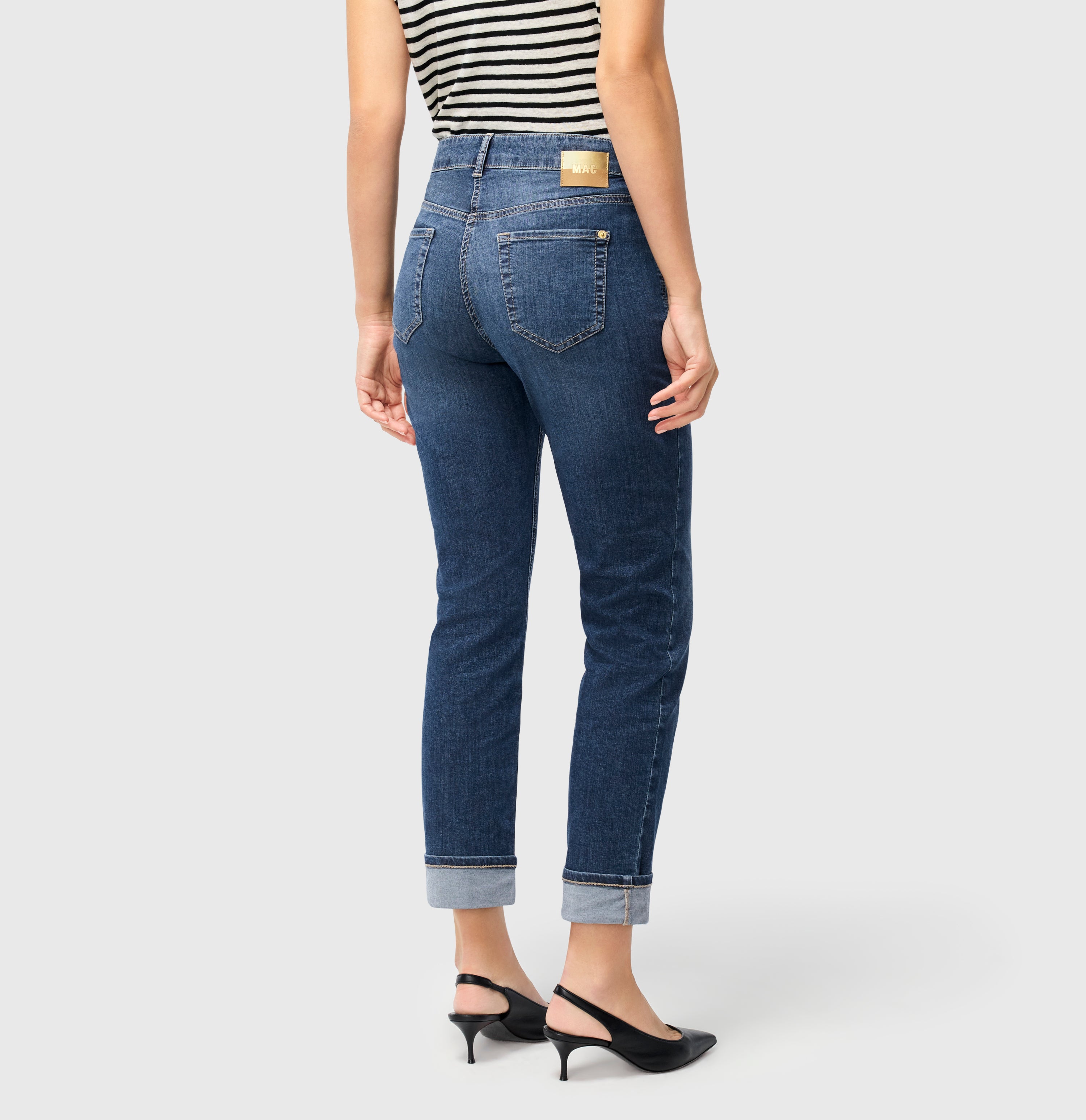 MAC SUE Straight Jeans - Harborwashed Blue - 5714-90-0391L-D657 von MAC