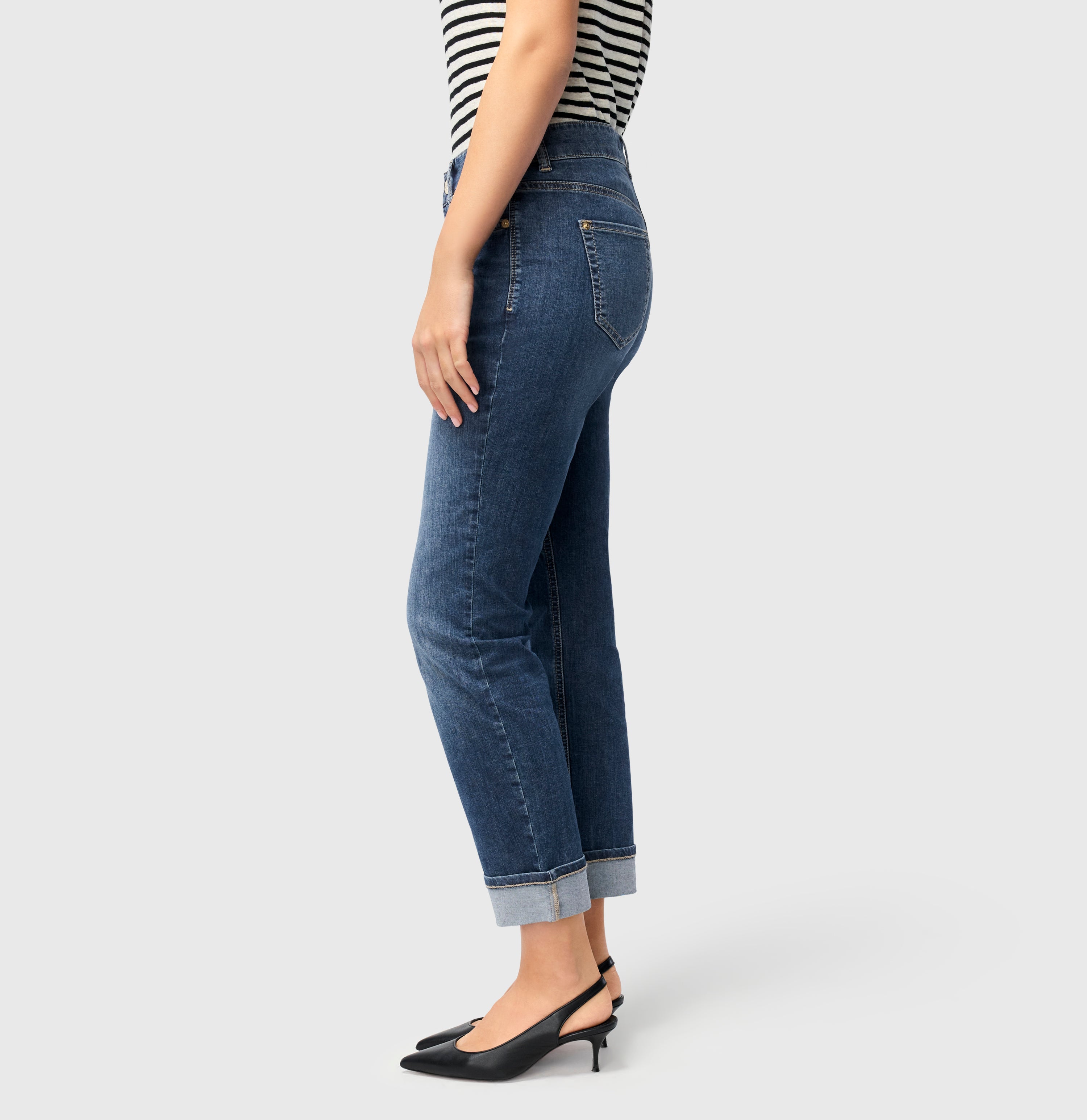 MAC SUE Straight Jeans - Harborwashed Blue - 5714-90-0391L-D657 von MAC
