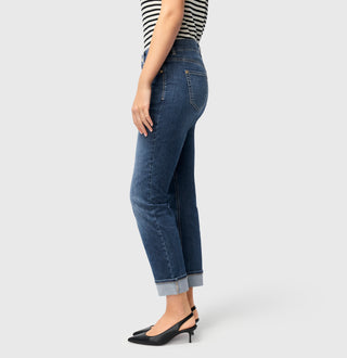 MAC SUE Straight Jeans - Harborwashed Blue - 5714-90-0391L-D657